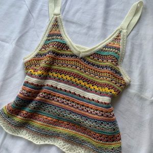 Knit tank top